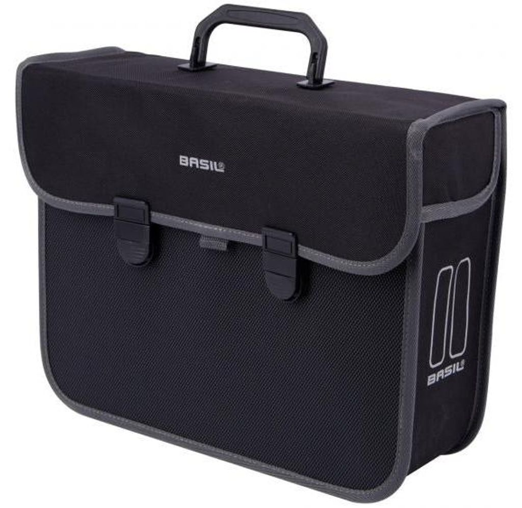 Basil Malaga, Hinten, Fahrradtasche, Polyester, Schwarz, 13 Produktbild 