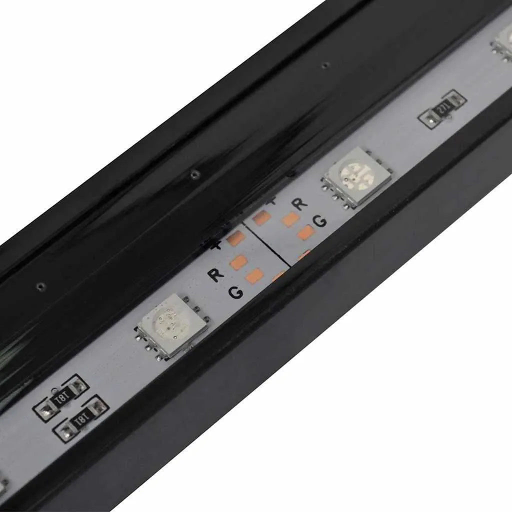 Rampe LED Multicolore pour Aquarium avec Bulles d'Air Intégrées 32 cm