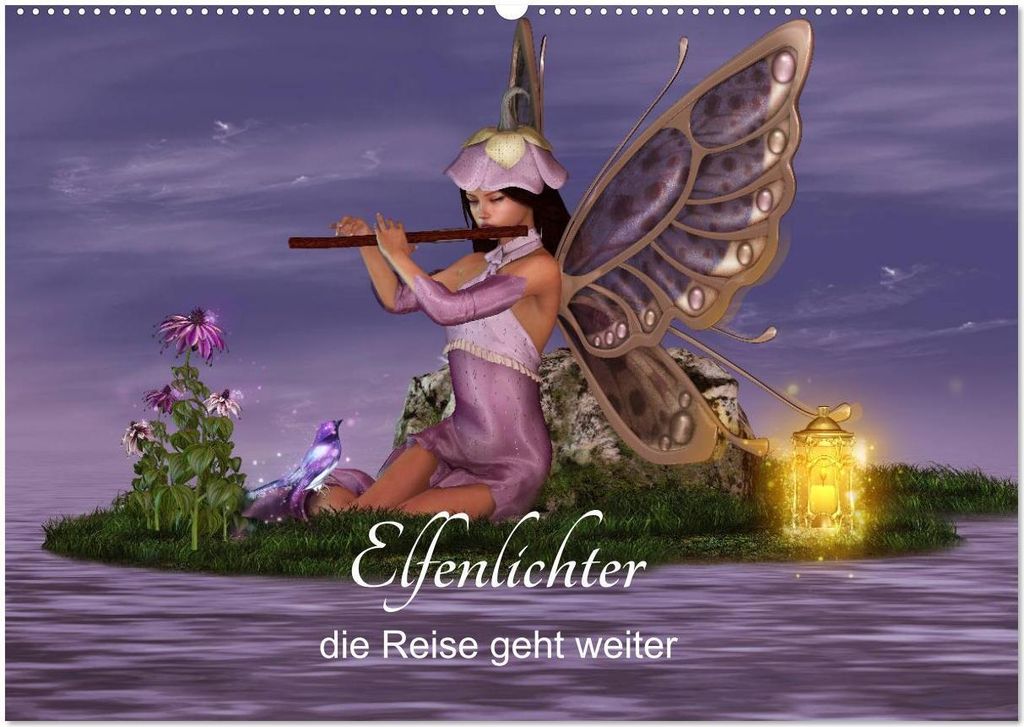 Elfenlichter, die Reise geht weiter (Wandkalender 2026 DIN A2 quer), CALVENDO Monatskalender
