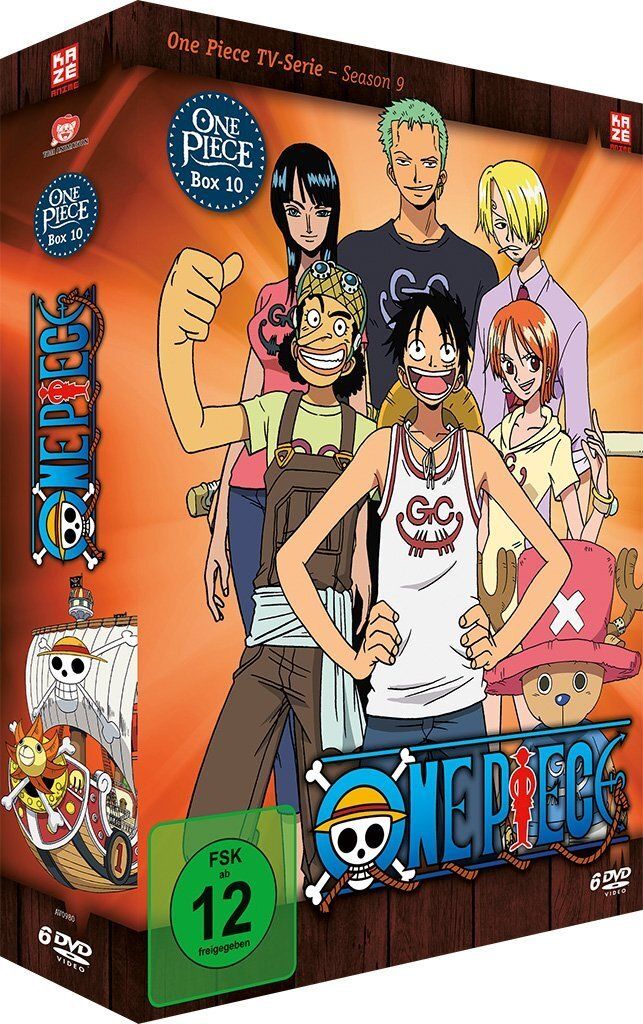 One Piece BOX 10 (DVD) TV-Serie 6DVDs AV Visionen - AV Vision AV0980 - (DVD Video / Zeichentrick)