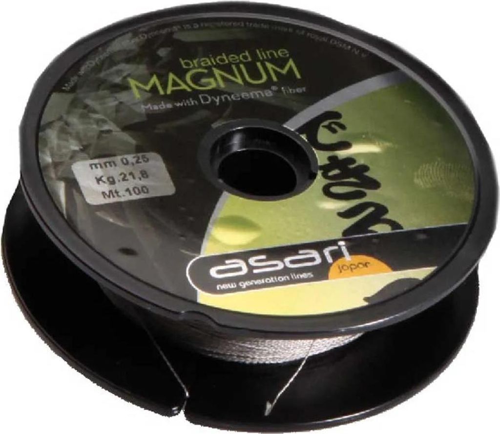 Asari Magnum Geflochtene Schnur 10x100 M Grau 0.250 mm Grau 0.250 mm