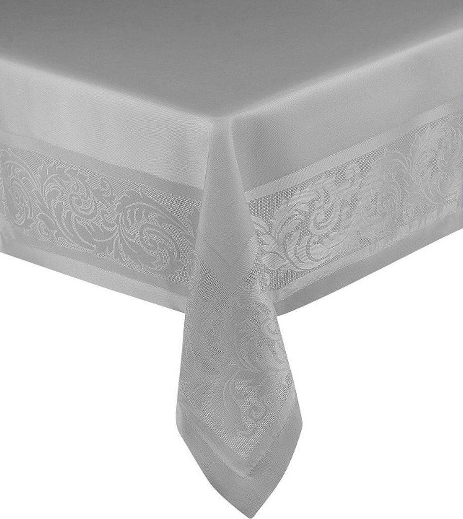 Tischdecke, schmutzabweisend, teflonbeschichtet, elegant, Laura 130x160 Grau
