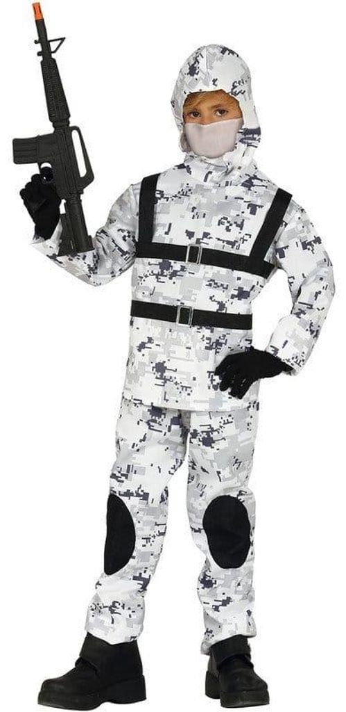 Militär Karneval Tarnung Spezialausrüstung Kind Kostüm Produktbild 