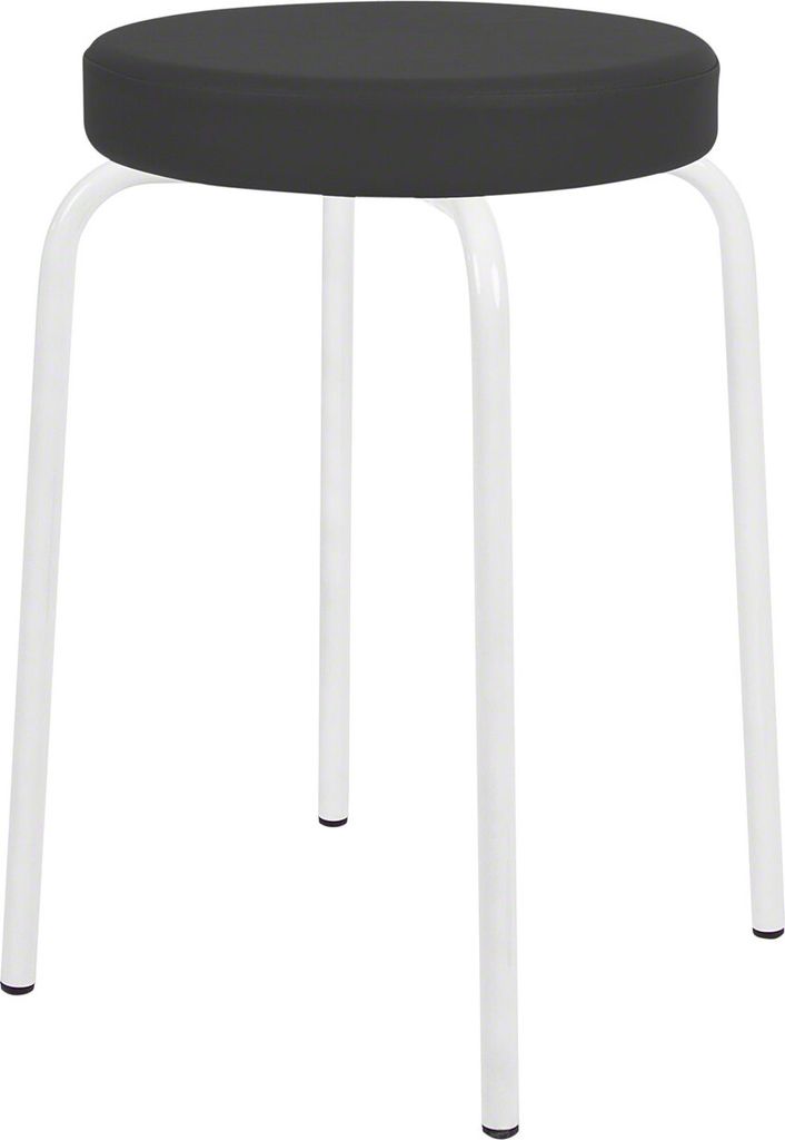 Gymnastikhocker mit Komfort-Polster, Hocker, Stapelhocker, Stapelbar ø 38 cm
