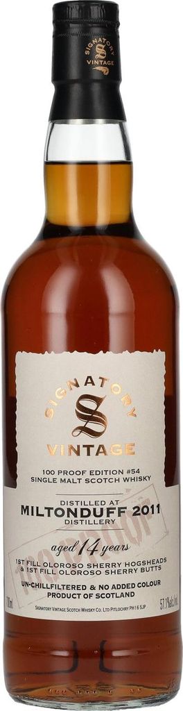 Signatory Vintage 100 Proof Edition MILTONDUFF 14 Years Old Produktbild 