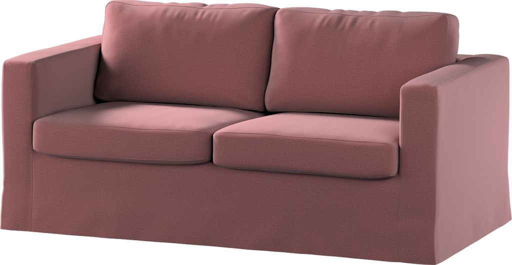 Dekoria Bezug für Karlstad 2-Sitzer Sofa nicht ausklappbar, lang, violett, Sofahusse, Karlstad 2-Sitzer