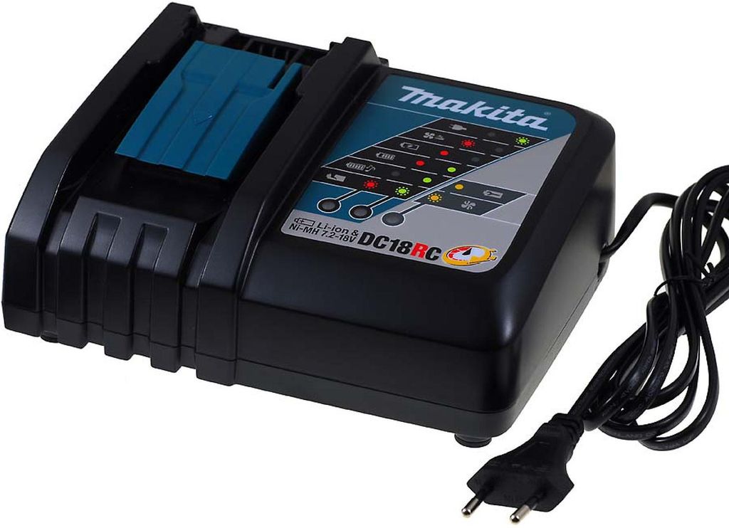 Ladegerät Makita DC18RC für Blockakkus 14,4V-18V Li-Ion/ Produktbild 