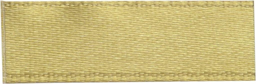 Satinband in Gold, 10 Millimeter breit und 10 Meter lang, zum Basteln und Dekorieren