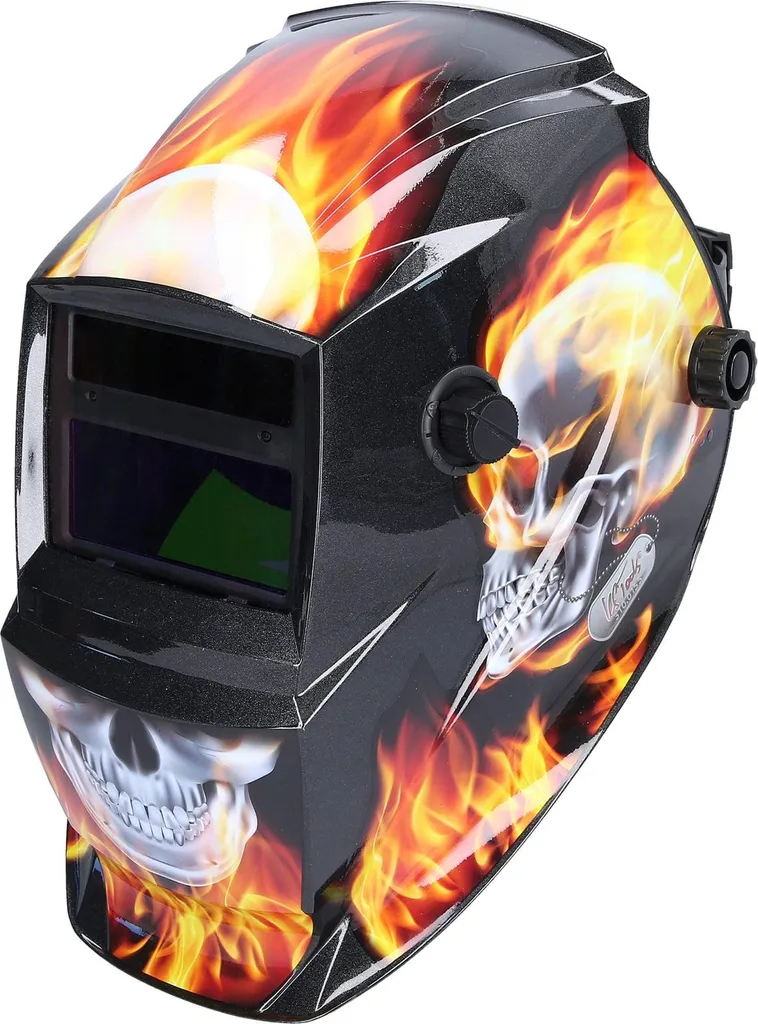 Masque de soudure automatique anti-éblouissement KS Tools Flame Design
