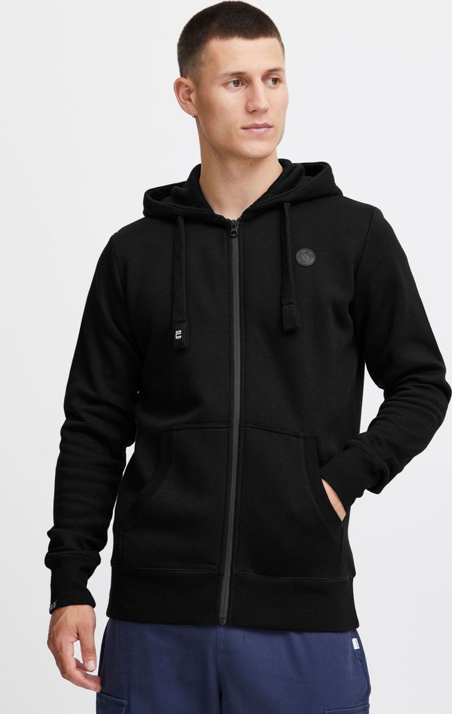 SOLID SDBene Herren Sweatjacke Kapuzenjacke Zip Hoodie mit Kapuze Reißverschluss Kängurutasche Baumwollmischung Regular fit