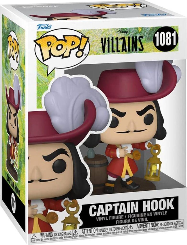 Funko Pop! Disney Villains Kapitan Hook 1081 Figurka Zdjęcie produktu 