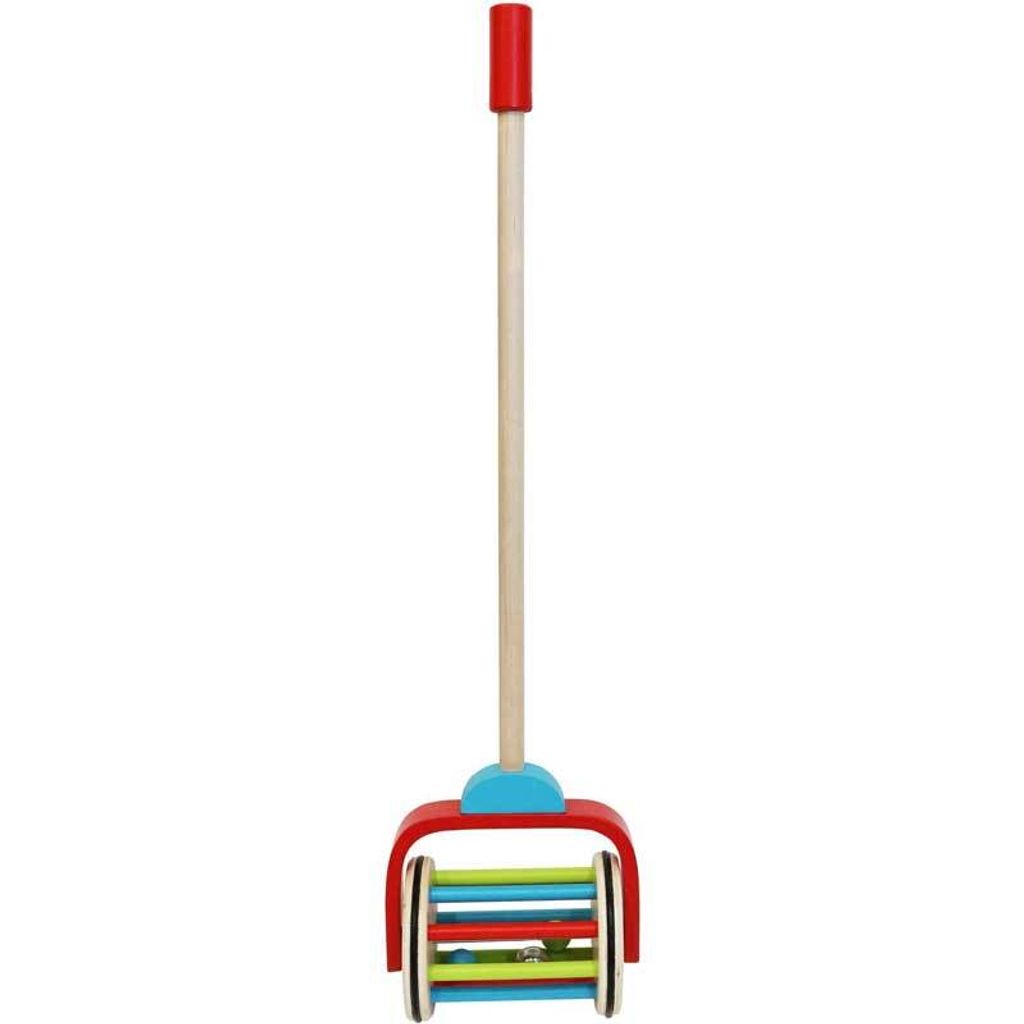 SpielMaus Holz Schieberegenbogen-Rassel