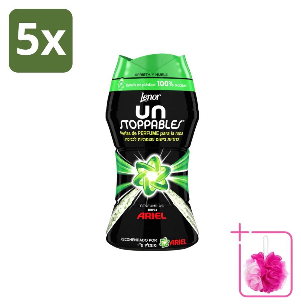 5 x Lenor Geurbooster Parfum von Ariel 140 g - Sparpackung Produktbild 