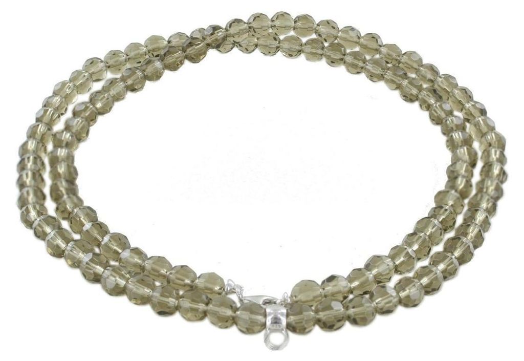 Esprit Damen Kette Collier Charm Silber Taupe Stones Produktbild 