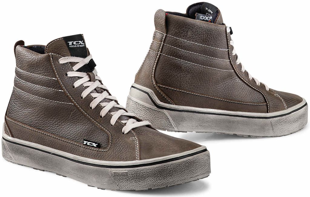 TCX Street 3 Wasserdichte Motorradschuhe (Brown,47)