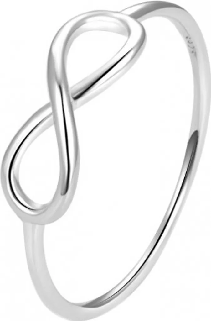Bague anneau infini argent 925 authentique taille 54 fine