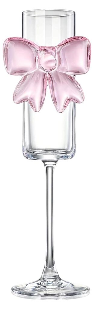 Weingläser, Champagnerflöten mit 3D-Schmetterlingsdekor aus rosa Kunstglas, Weingläser aus Kristallglas für Hochzeiten, Feiern und Jubiläen