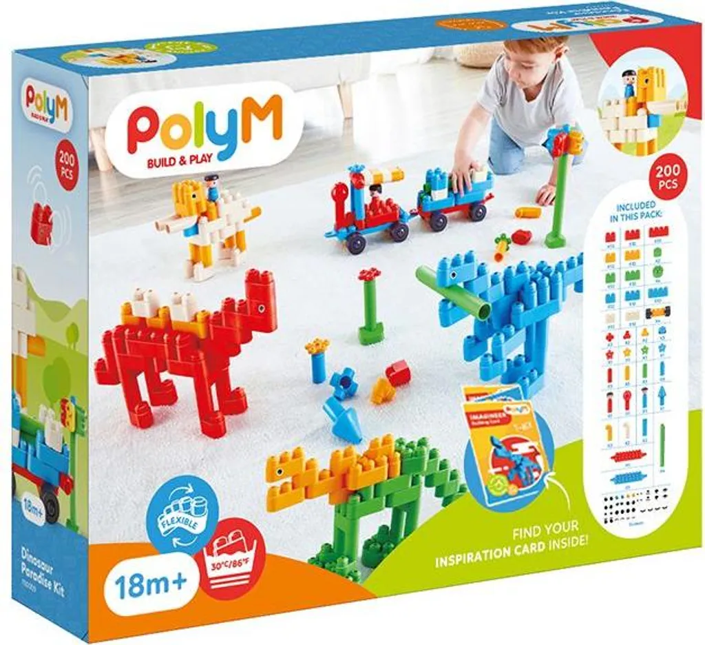 PolyM Paradis des Dinosaures : La Solution pour des Constructions sans Bruit