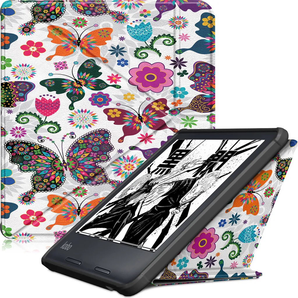Custodia per Kobo Libra 2 da 7 pollici Smart Cover con funzione stand e funzione sleep/wake automatica