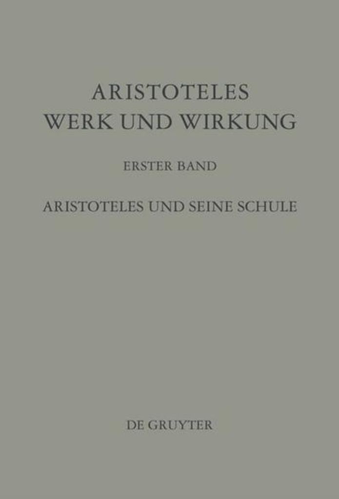 Aristoteles und seine Schule