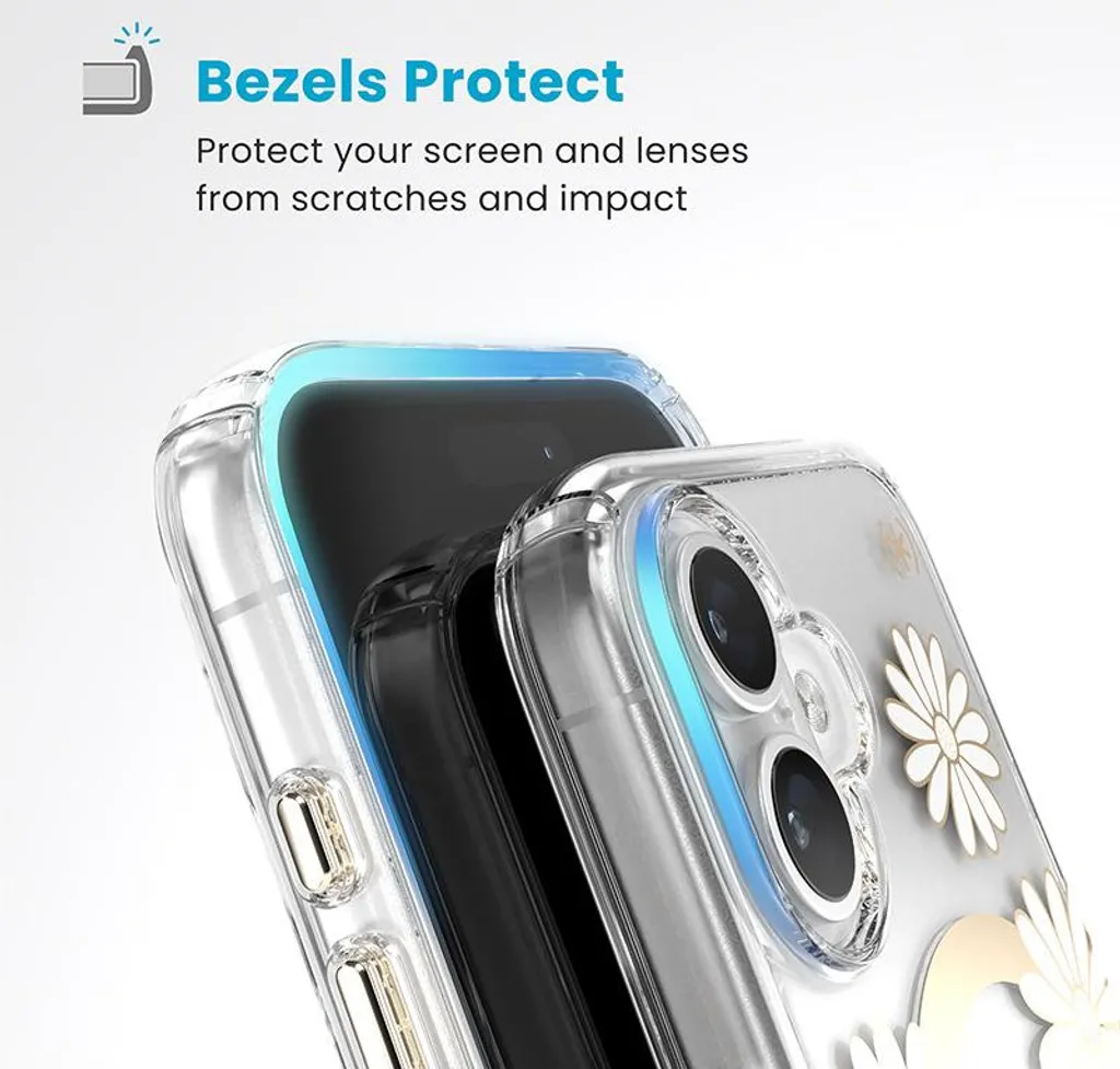 Étui de Protection iPhone 16 MagSafe Speck Presidio Lux Fleurs et Or - 11