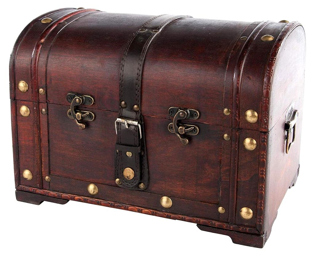 Piratenschatztruhe Geschenkbox Größe 34x24x21