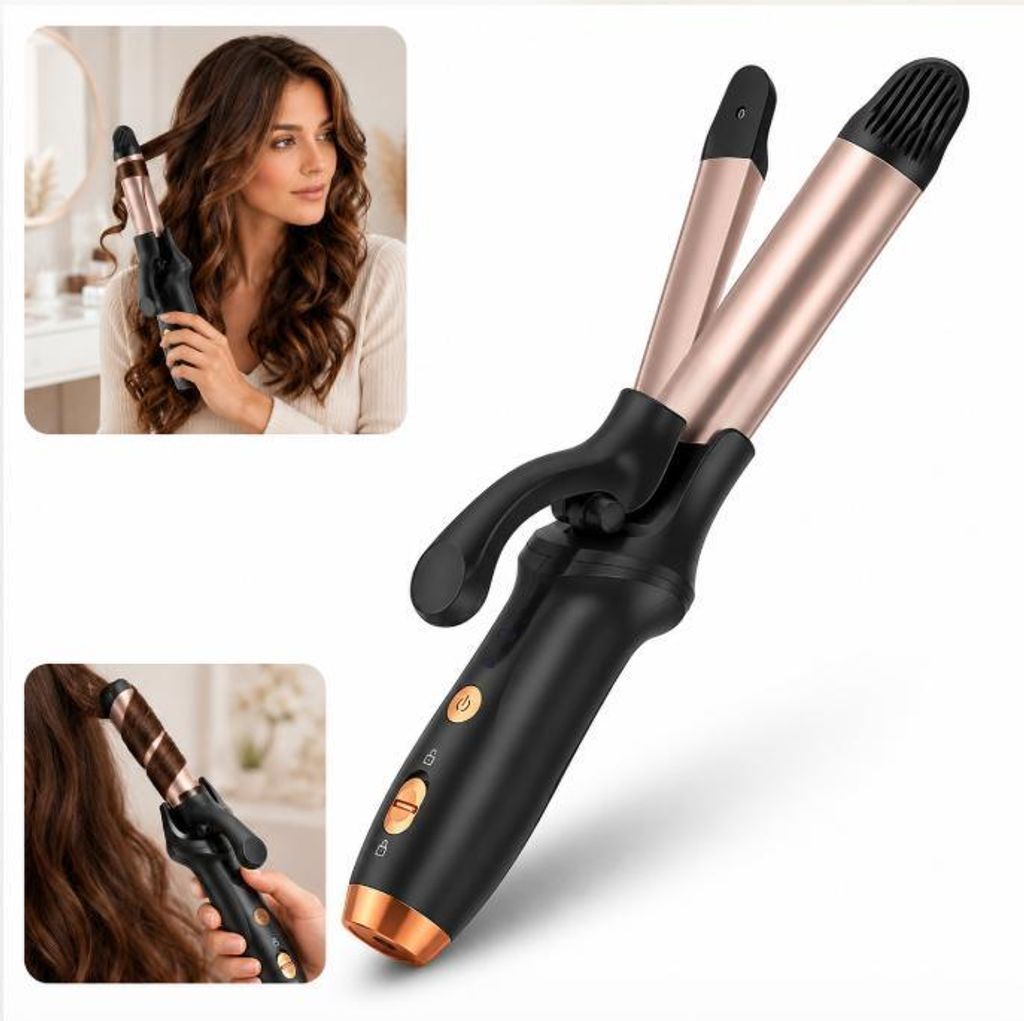 Wireless Curling Wand, einfache Ein-Knopf-Bedienung, ideal Produktbild 