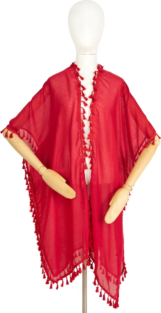 Art Of Polo Sciarpa Pareo Mina Rosso - Eleganza Senza Tempo Donna