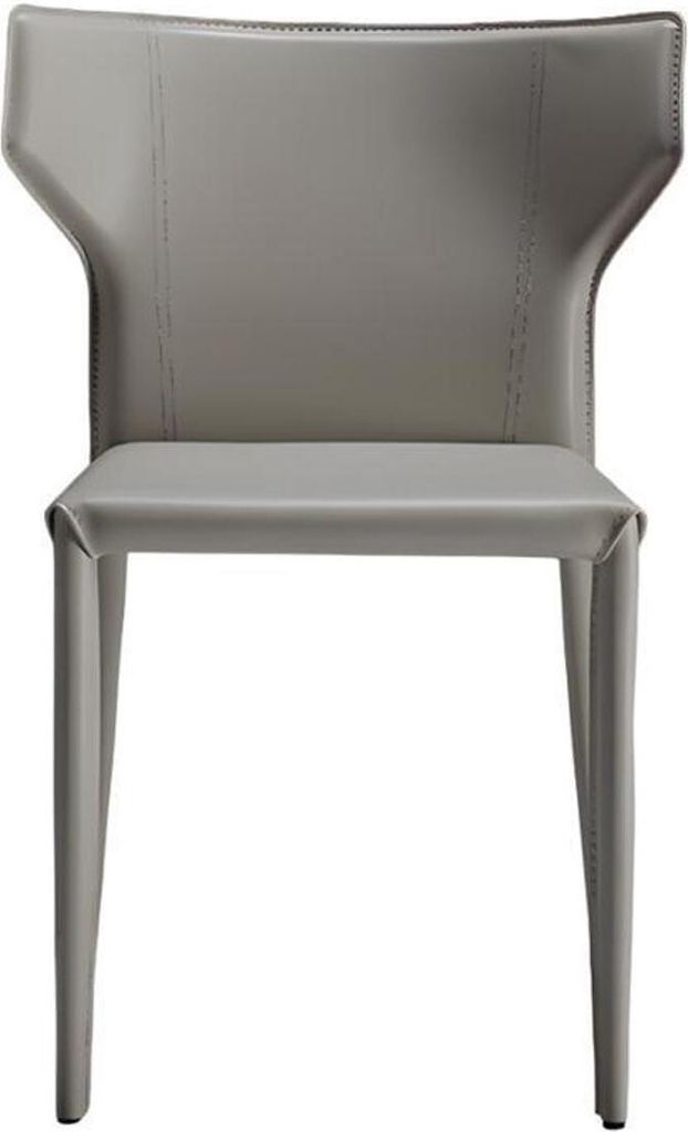 Esszimmerstuhl Stuhl Küchenstuhl Lehnstuhl Holz Stoff Modern Beige Stuhl