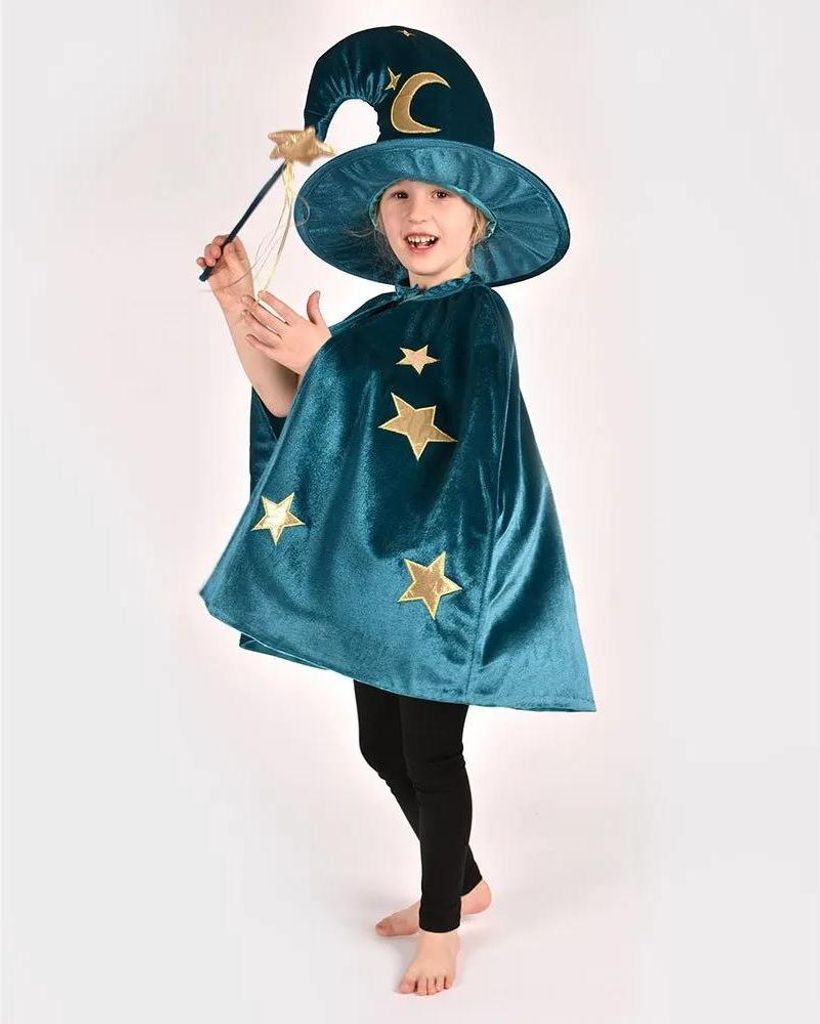 Costume da mago per bambini, marca Den Goda Fen, colore Immagine del prodotto 