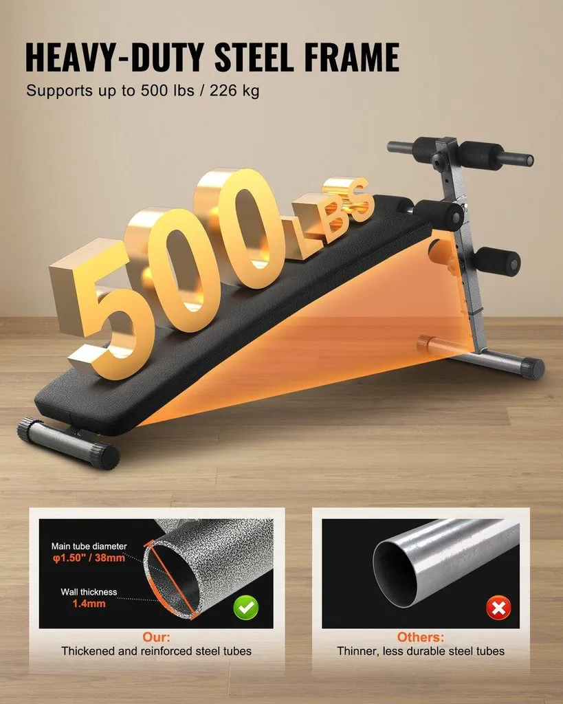 Banc de musculation pliable stable 226 kg contre l'encombrement - 3