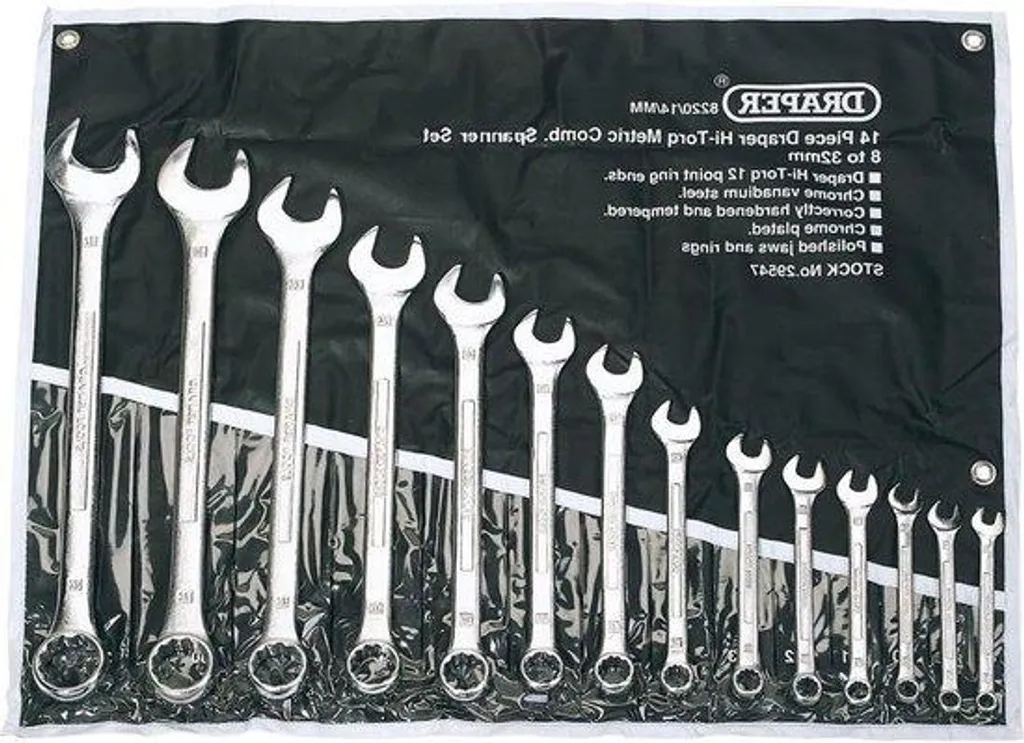 Jeu de clés mixtes Hi-Torq métriques - Set de 14 pièces haute qualité