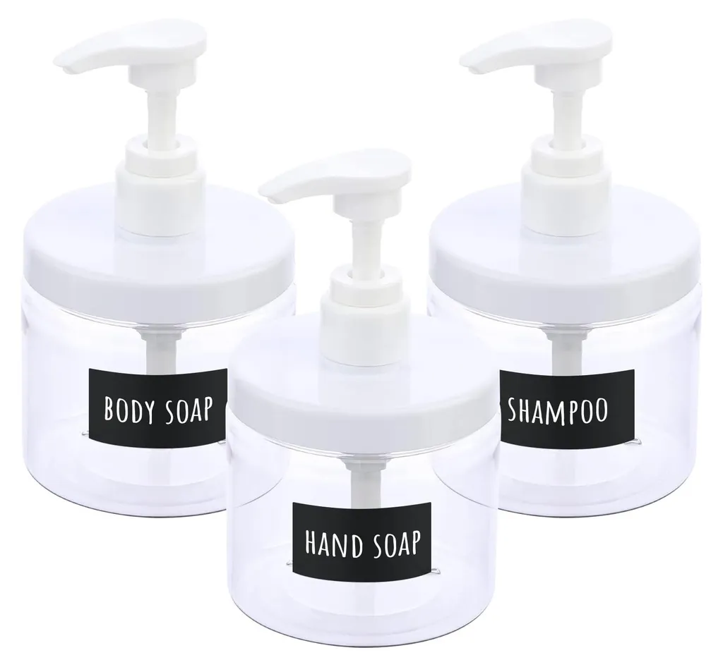 Kit distributeur pour shampoing et douche idéal décoration salle de bain