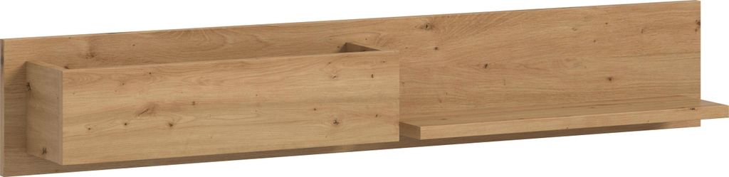 Hängeregal >Drive< in artisan oak - 19x110x16cm (BxHxT)