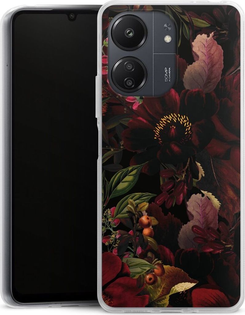 DeinDesign Handyhülle für Xiaomi POCO C65 Silikon Hülle Case Smartphone Schutzhülle Blumen Utart Wiese