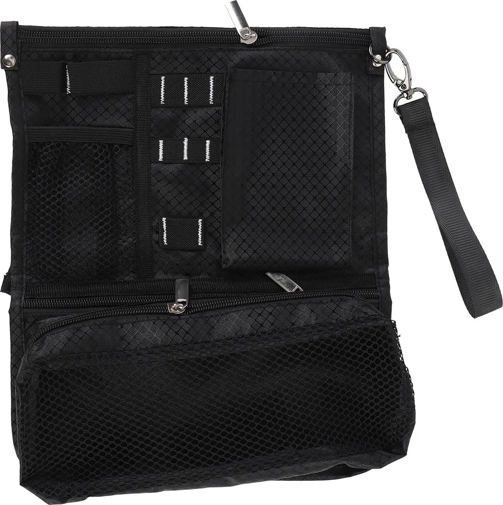 Borsa Porta Accessori Golf Oxford Nero - Organizer Palline e Tee