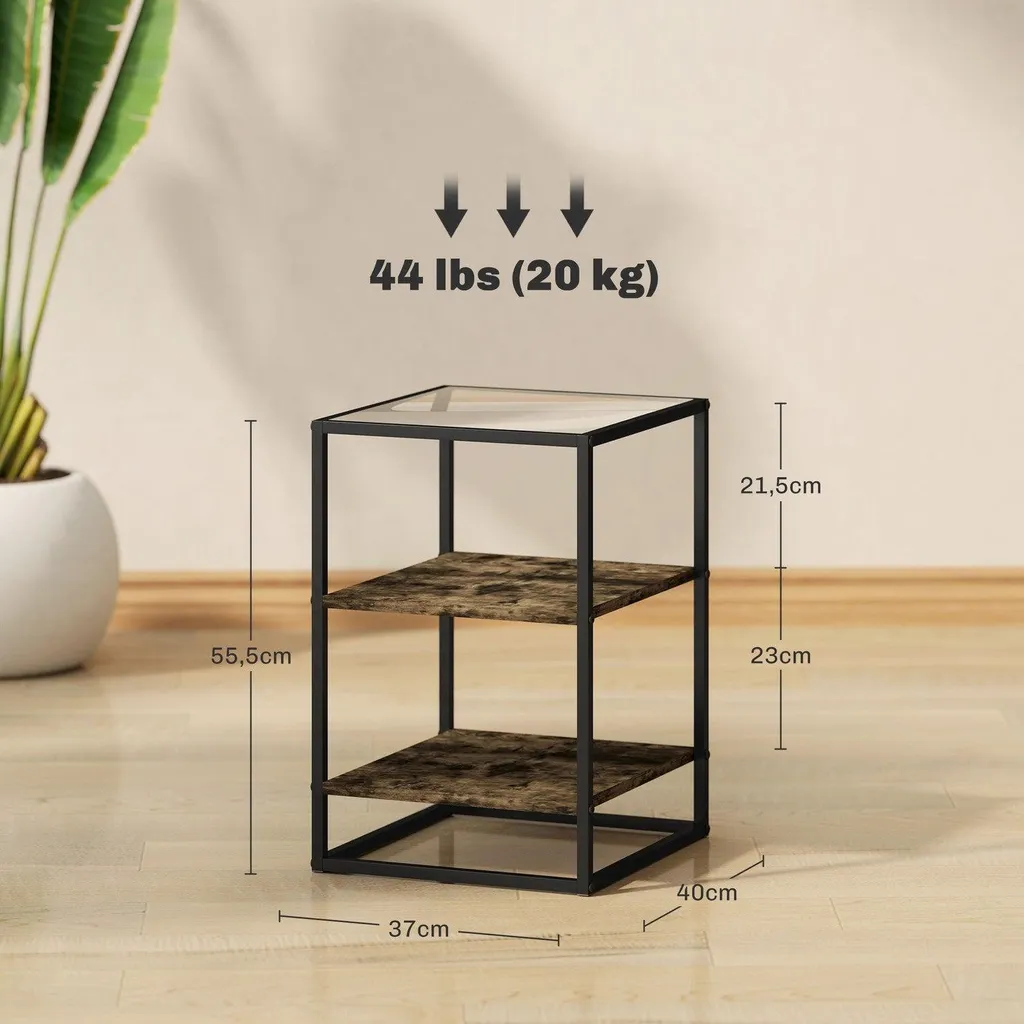 Petite table basse stable et robuste 3 niveaux pour gagner de l'espace - 3