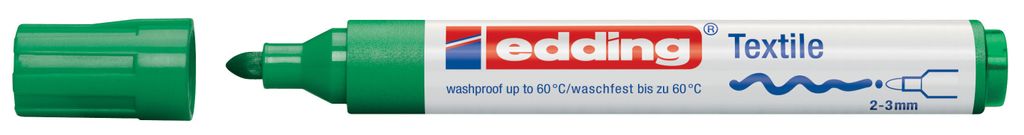 edding 4500 textielmarker, groen Productafbeelding 