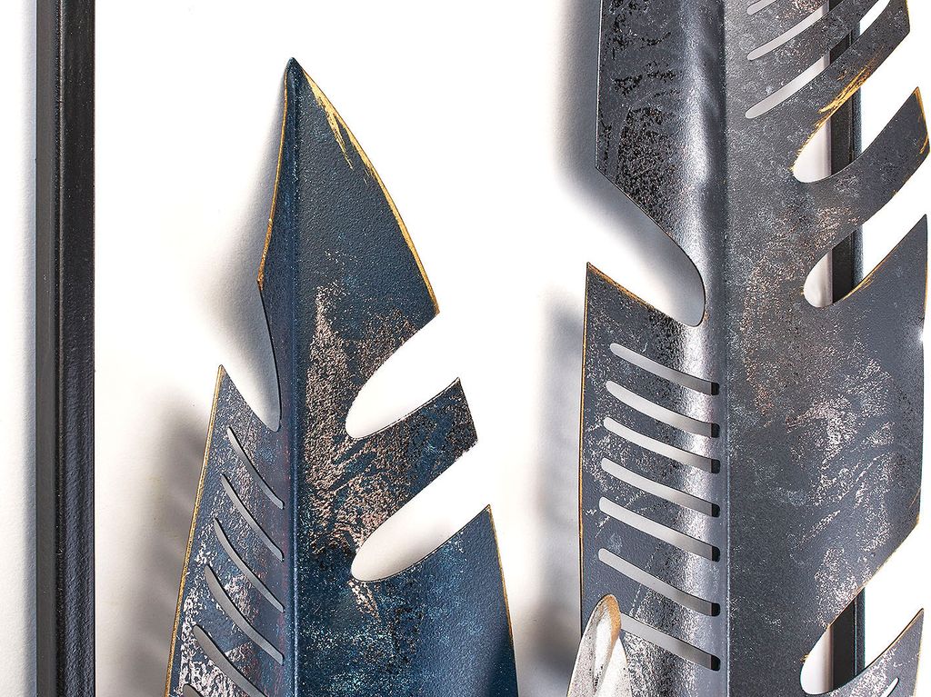 Kobolo Wandbild Wanddeko Metallbild - LEAFS - Metall - Produktbild 6