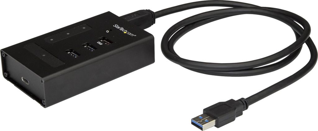 StarTech.com HB30A3A1CST Hub & Konzentrator USB 3.2 Gen 1 (3.1 Gen 1) Typ-B 5000 Mbit/s Noir