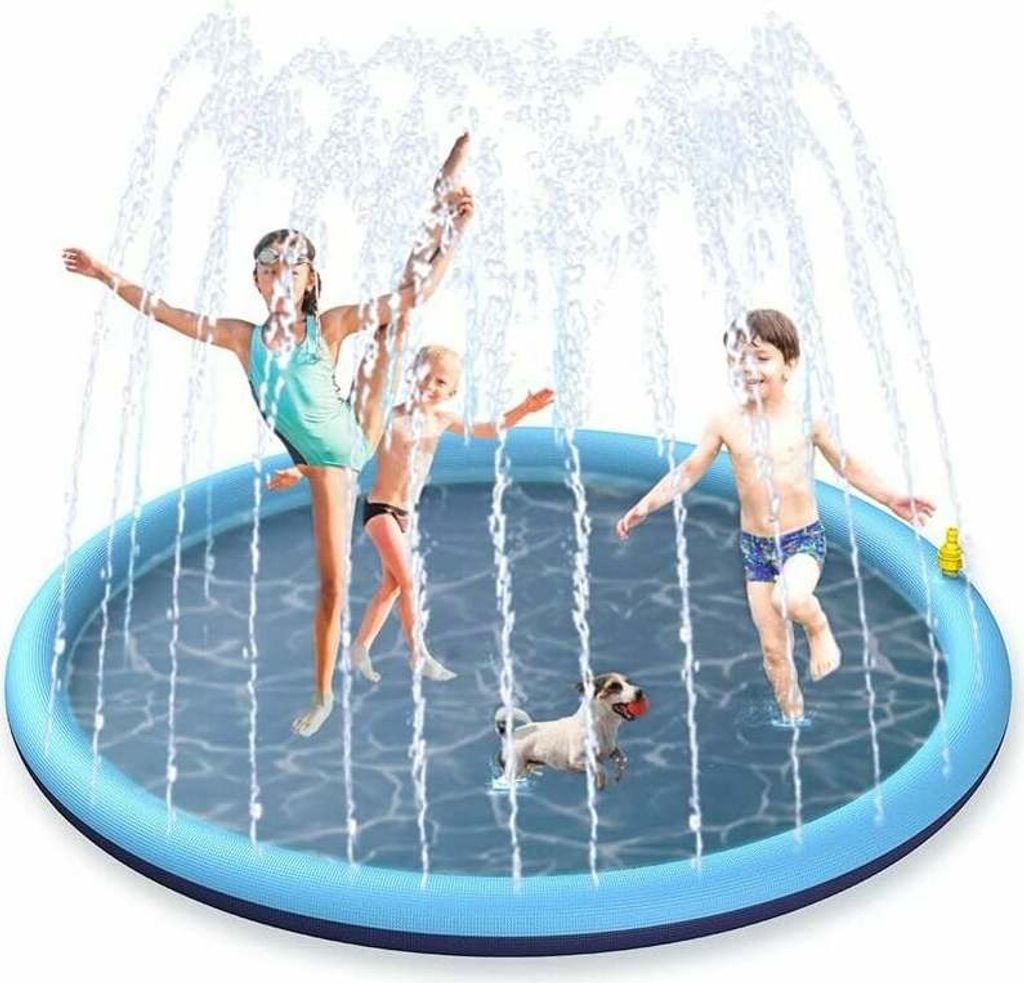 Wassersprühmatte, 170 cm PVC-Wassersprühmatte, rutschfestes Produktbild 