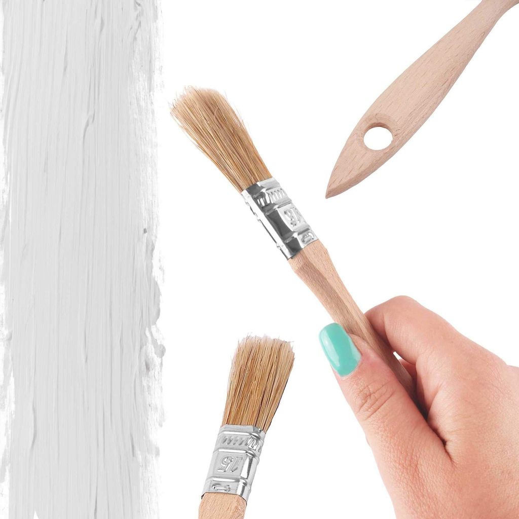 Pinsel Malerpinsel Farbpinsel Lackierpinsel Lackpinsel Flachpinsel Deckenbürste 15mm