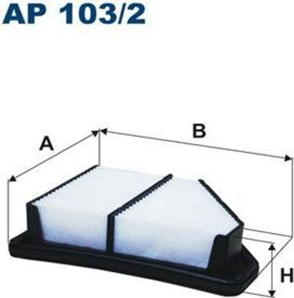 FILTRON AP 103/2 Luftfilter OE 17220RSJE00 kompatibel mit Civic