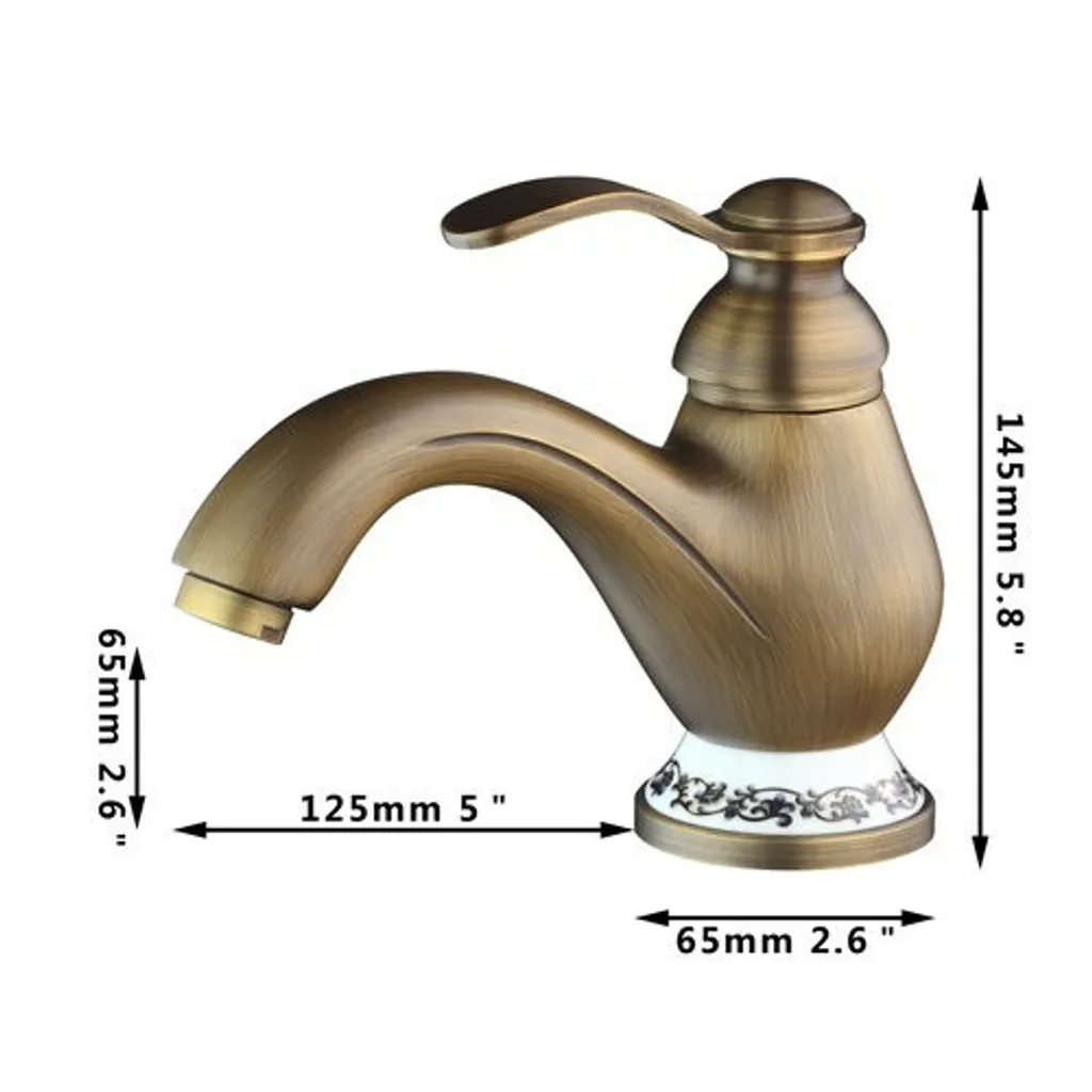 Offerta Miscelatore Lavabo KRAN PROTOGENA LAUFERI Ottone Spazzolato - 8