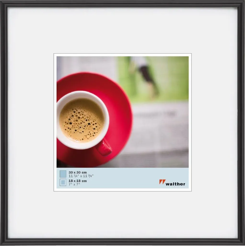 Offerta Cornice Walther Galeria 50x50 Nero - Spedizione Rapida