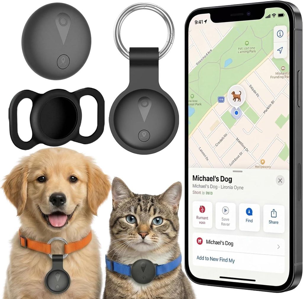 Localisateur GPS pour chats et chiens - sans abonnement - Image du produit 