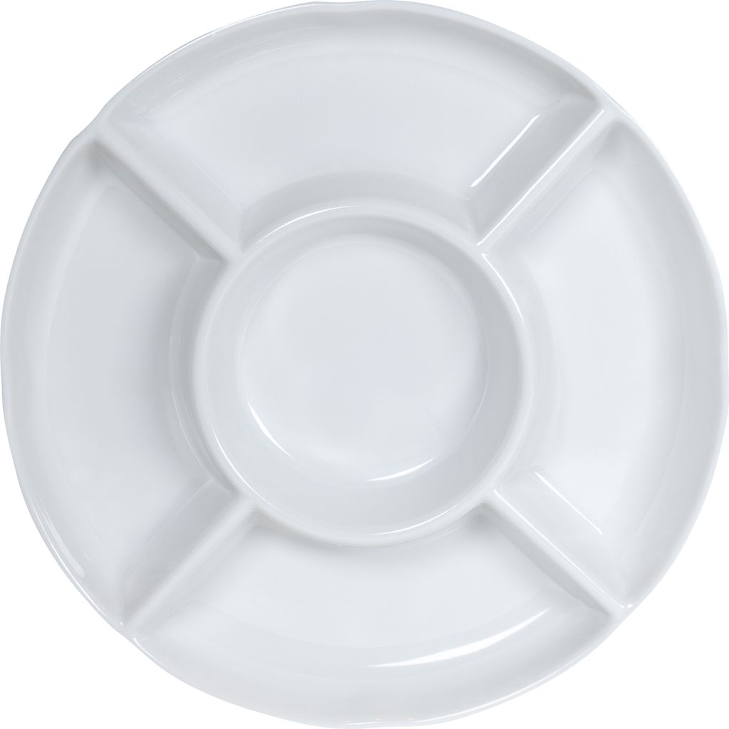 Krumble Tapasbord rund mit 5 Fächern - Essteller - Produktbild 1
