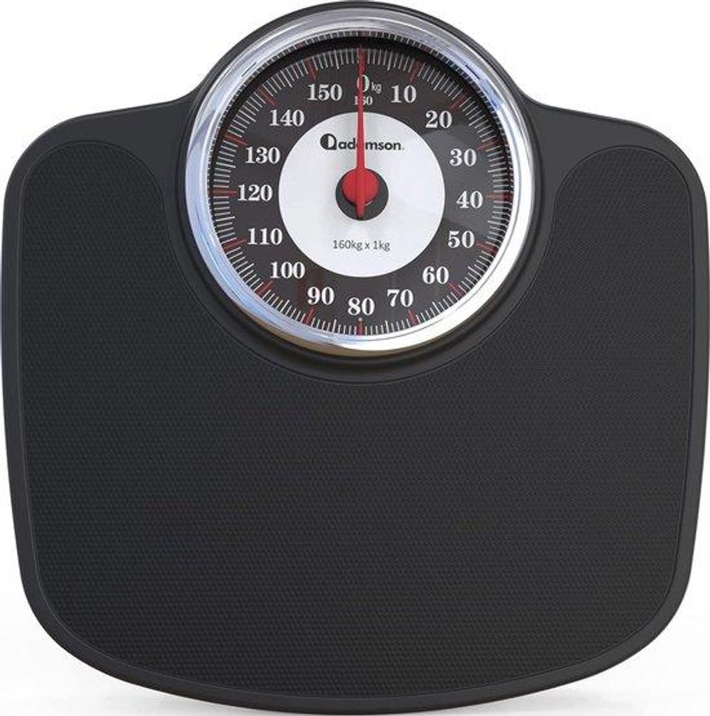 Analoge Waage mit Gummioberfläche 160kg groß
