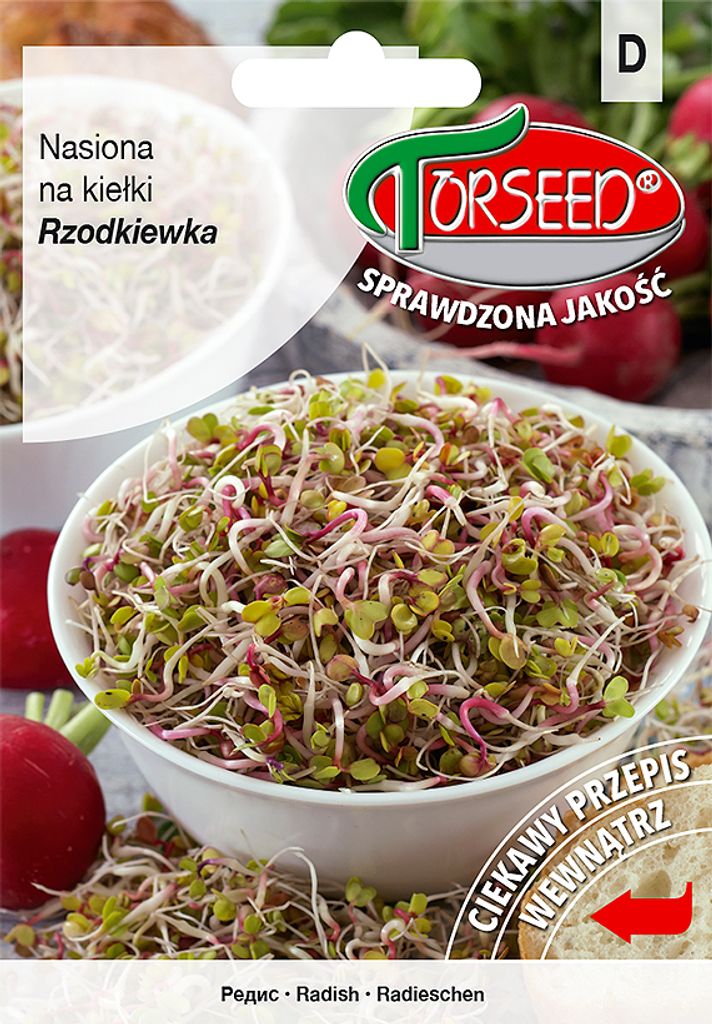 Rzodkiewka, nasiona na kiełki 250g - Torseed Zdjęcie produktu 