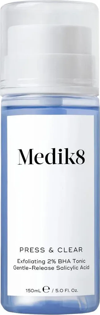 Medik8 Press & Clear 150ml - Lotion Tonique BHA 2% Anti-Imperfections